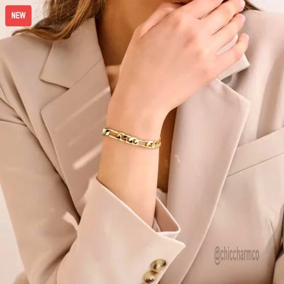 14K Gold Figaro Bracelet 7mm Unisex 7-8.5 Inch Hypoallergenic Chain